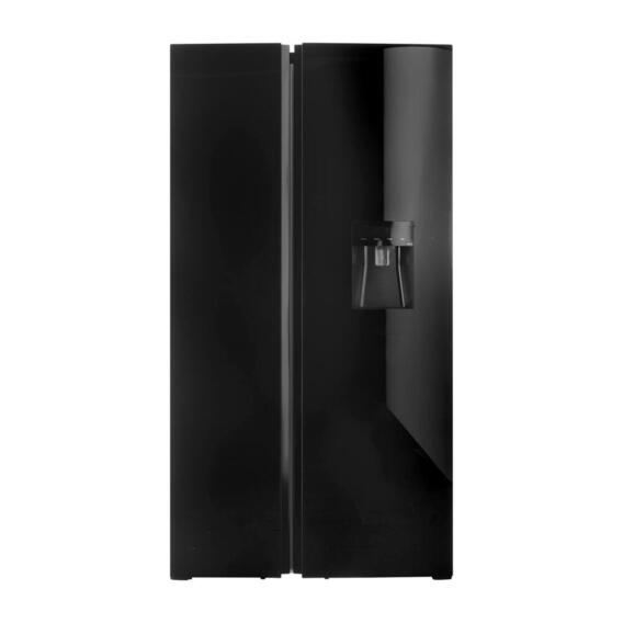 DEFY 496L SIDE BY SIDE GLASSDOOR BLACK DFF456